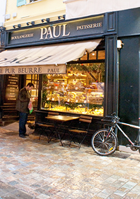 Breakfast to-go at Paul Bakery & Café