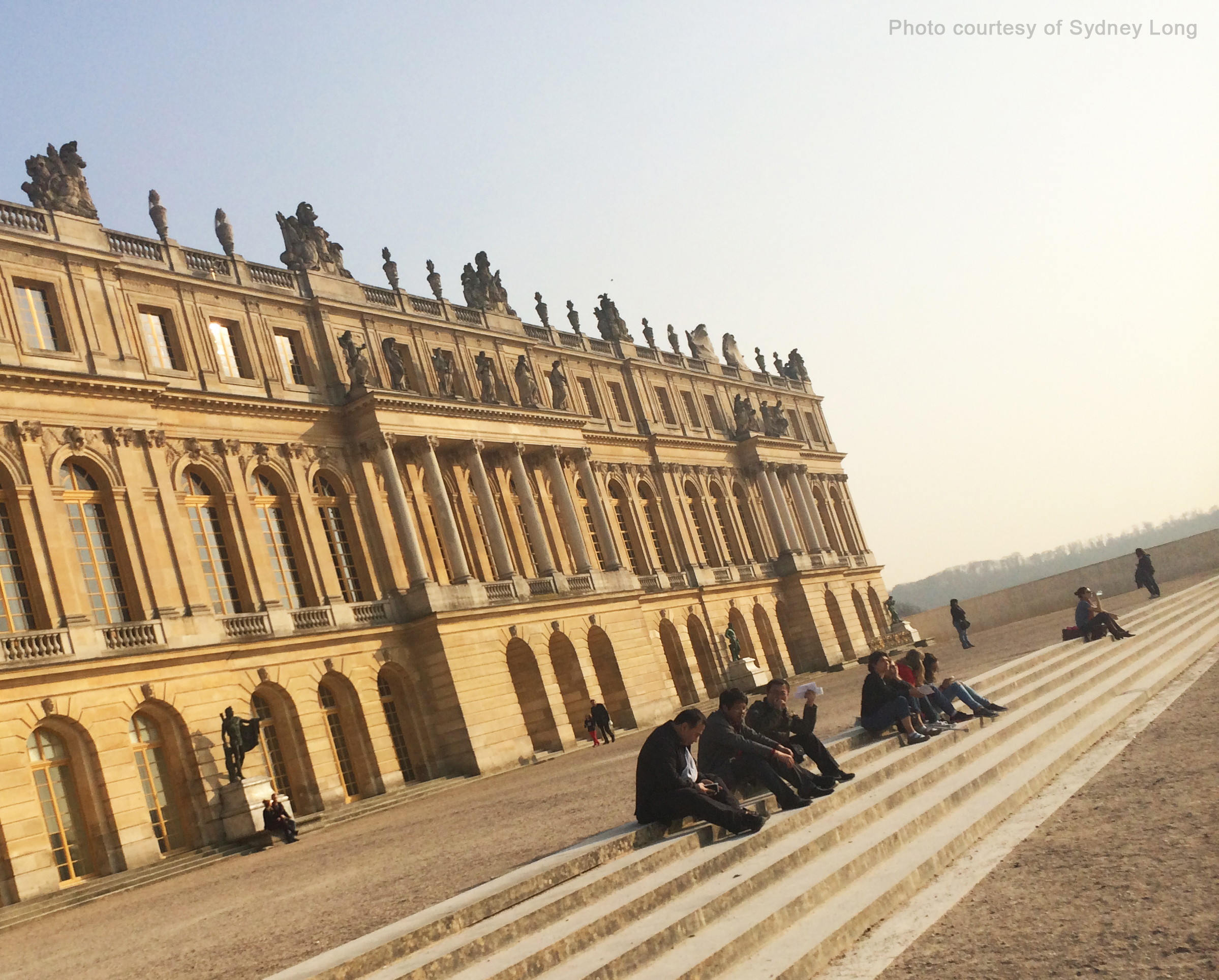 On the steps of Versailles