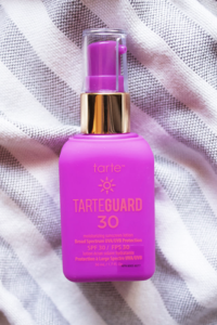 Tarte’s Tarteguard 30 ($32) has the SPF protection you need with the light texture for a primer you want.